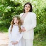 sesja plenerowa rodziny na i komunii świętej