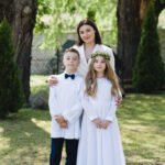 sesja plenerowa rodziny na i komunii świętej